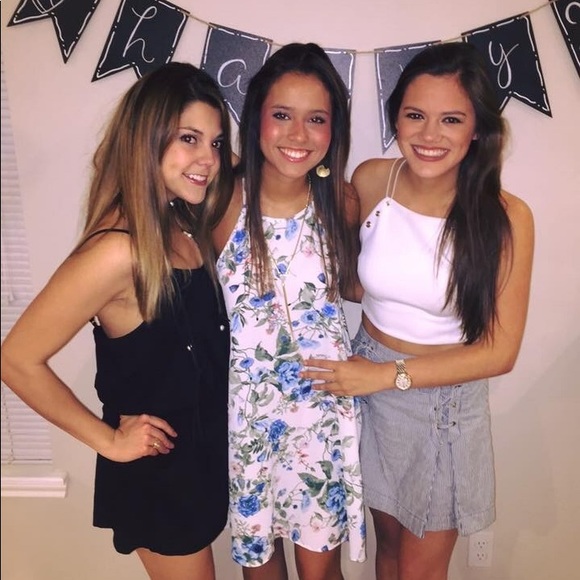 White printed spring dress - Picture 4 of 4